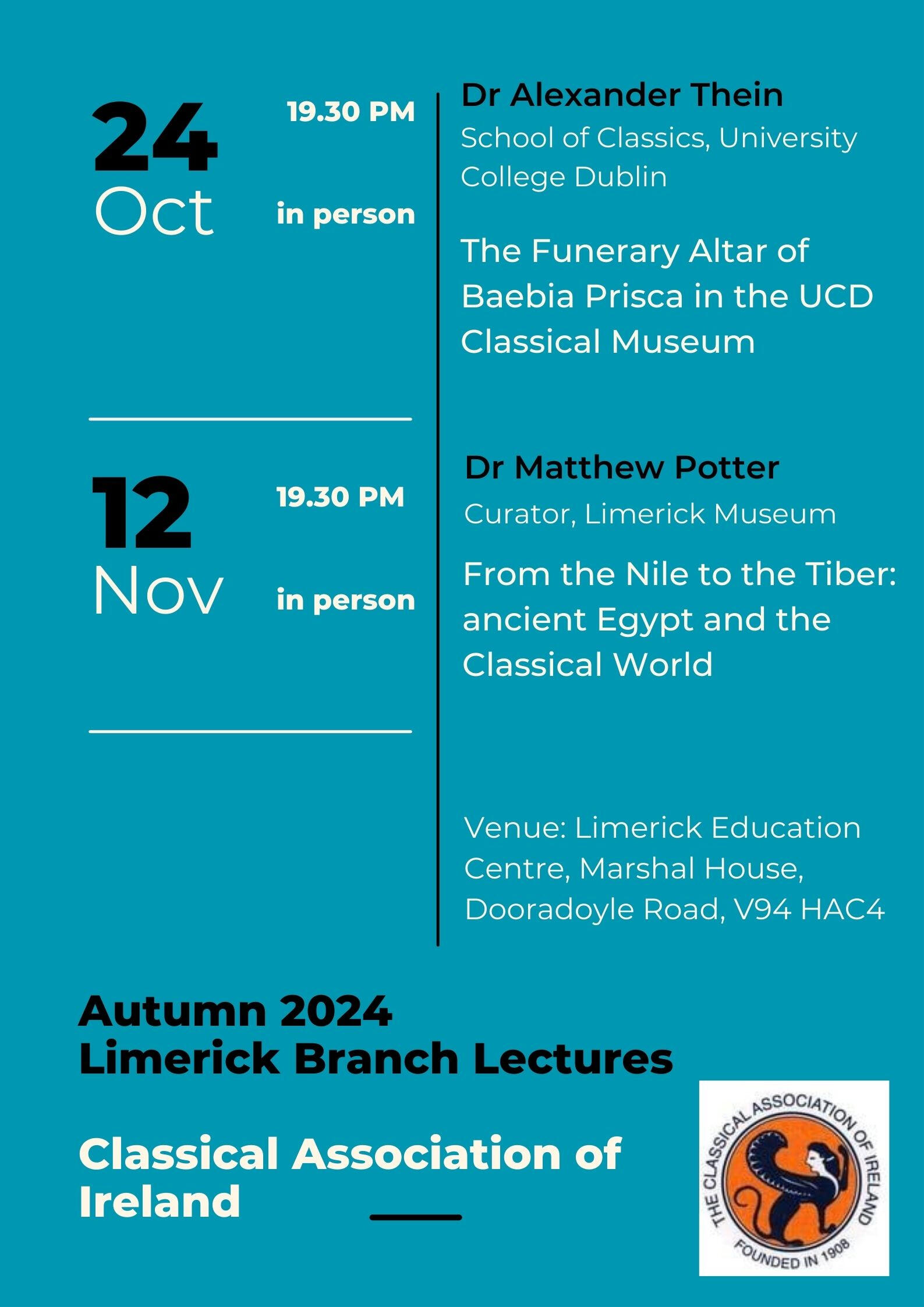 Branch Programme Autumn 2024